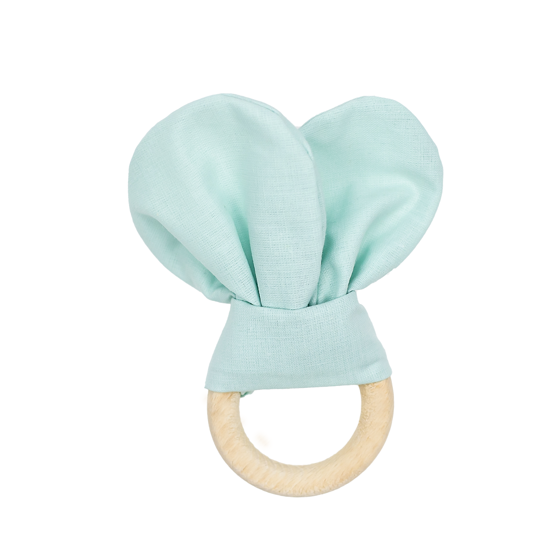 WOODEN TEETHER FAVORITE TOY MINT