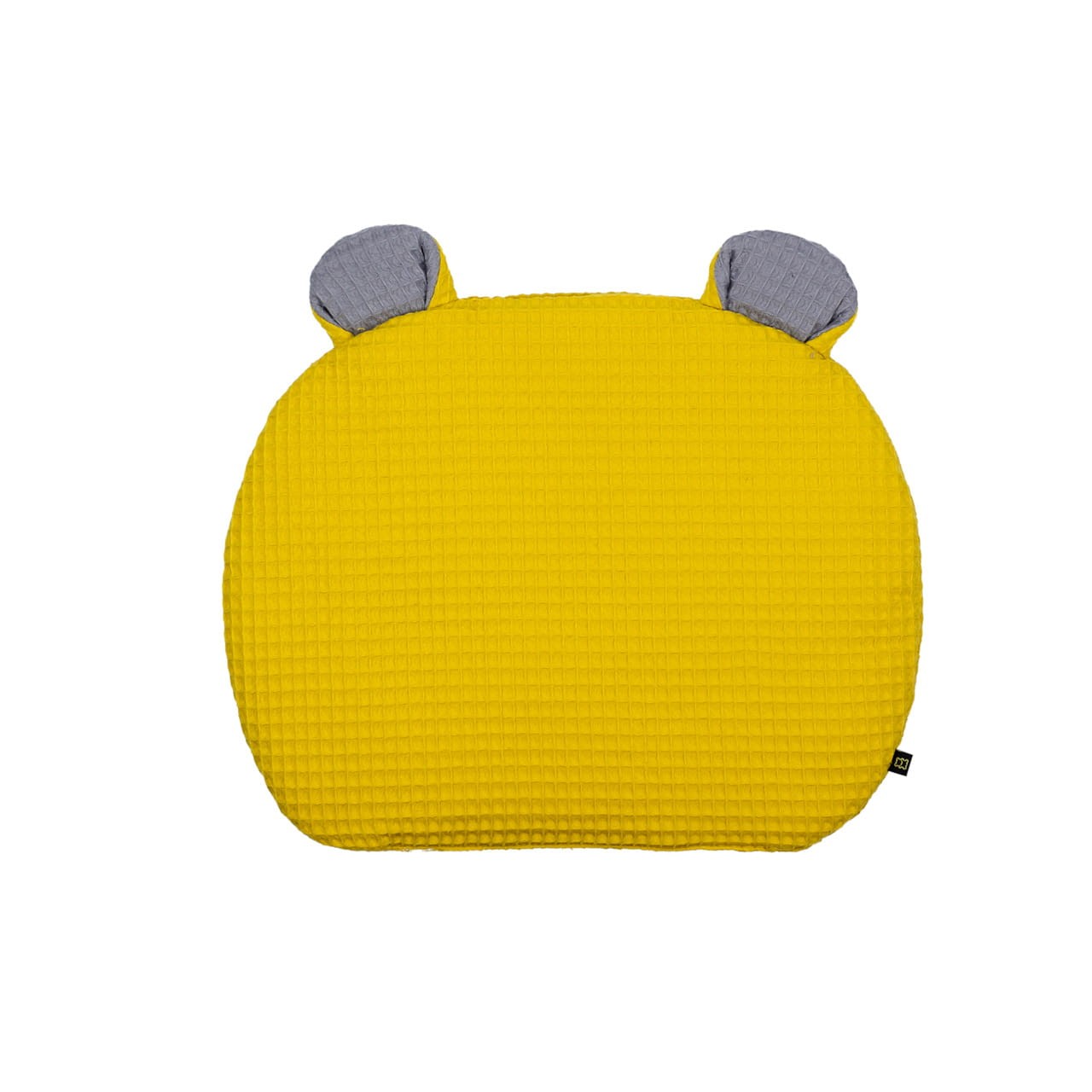 TEDDY BEAR PILLOW MUSTARD