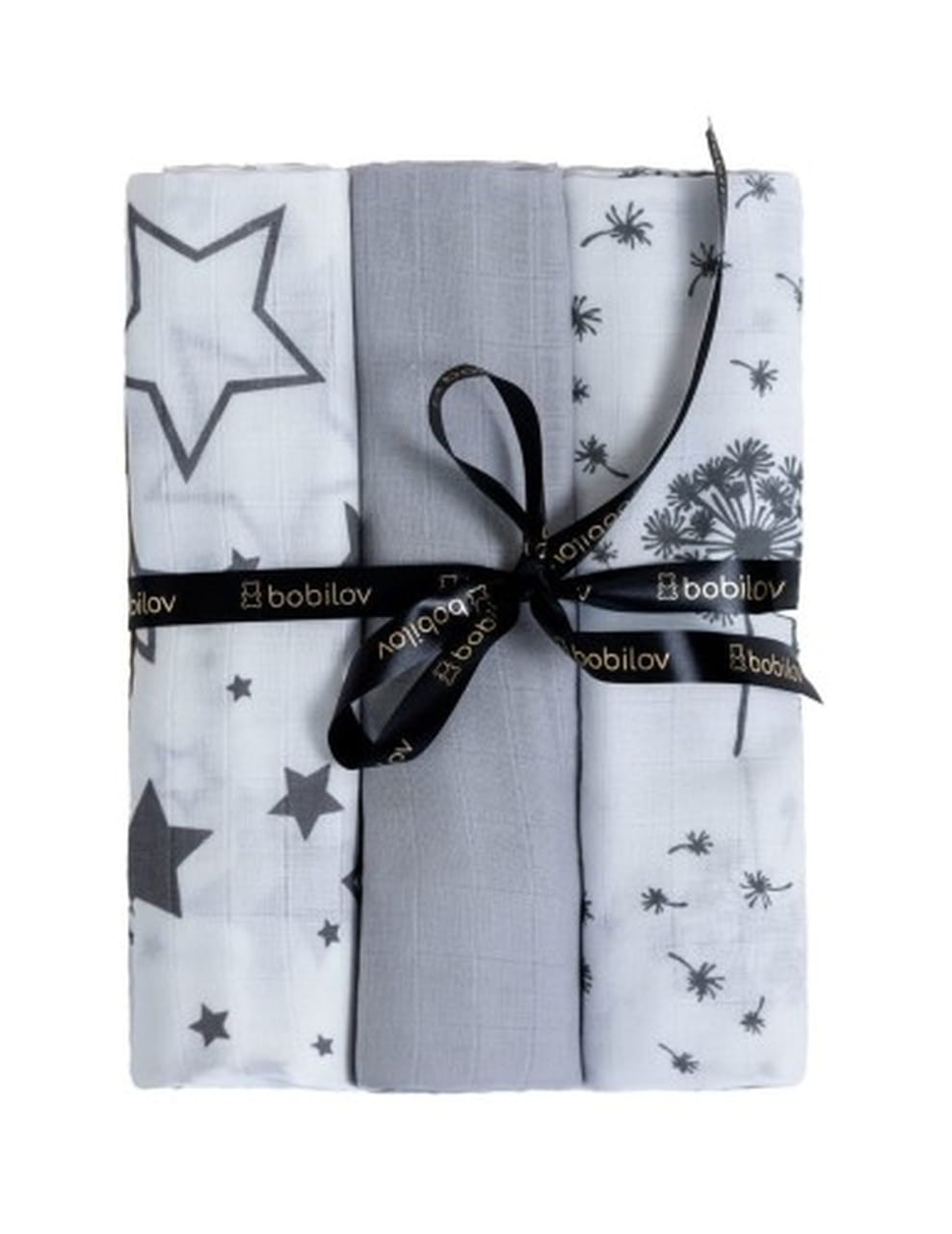 HIGHEST QUALITY MUSLIN SWADDLE BLANKETS 3-PACK PREMIUM PLANET OF STARS