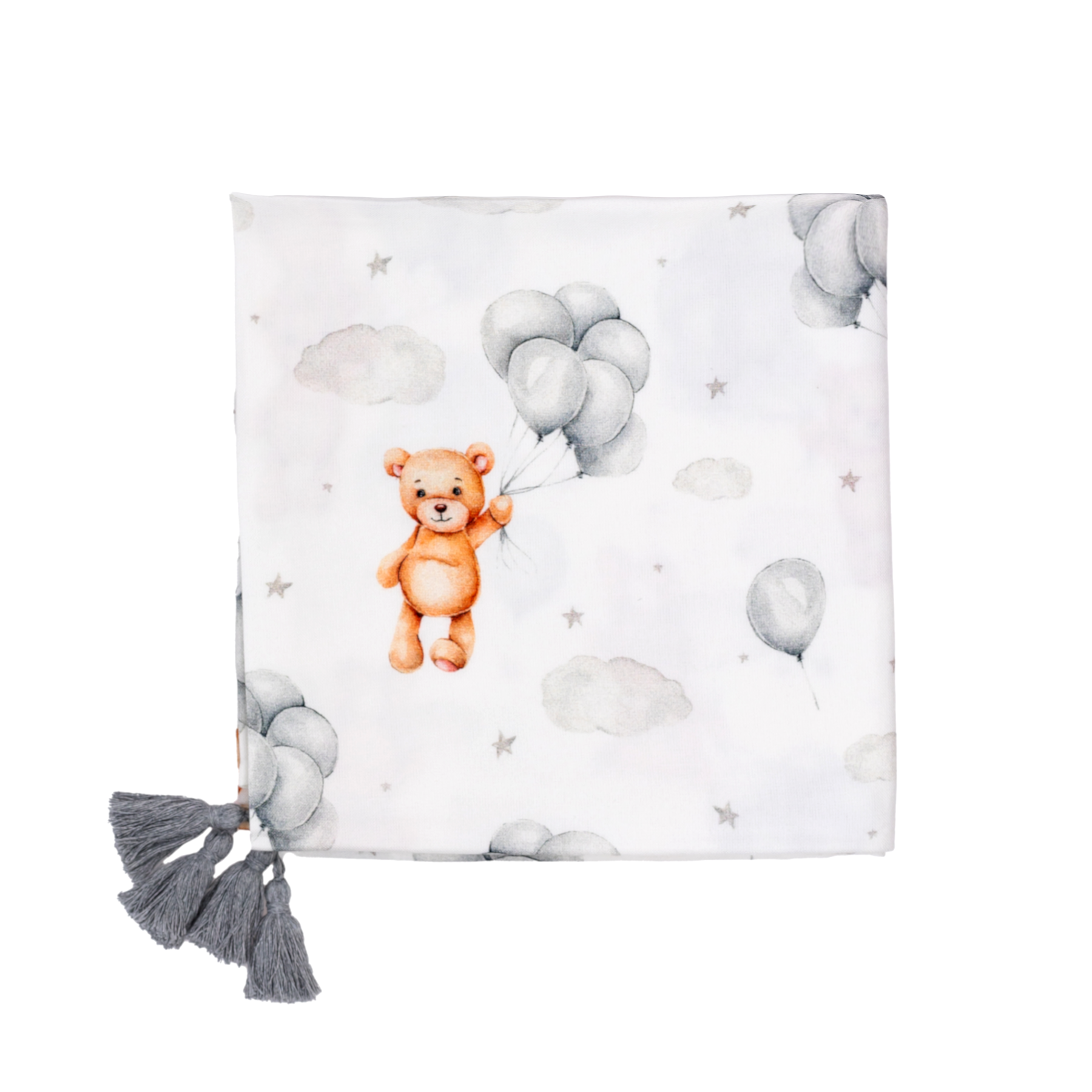 BAMBOO SWADDLE BLANKET TEDDY