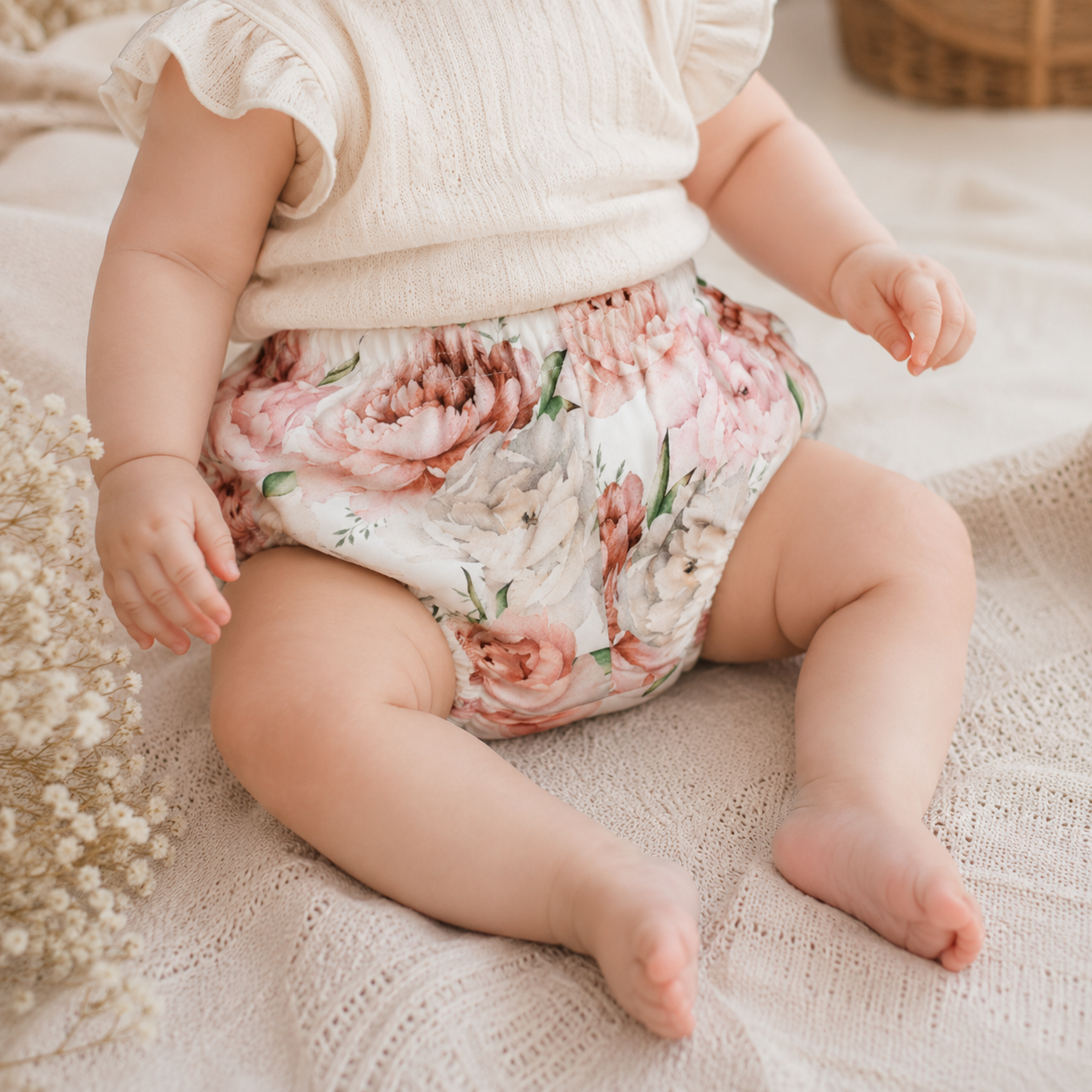 BAMBOO BLOOMERS PEONIES