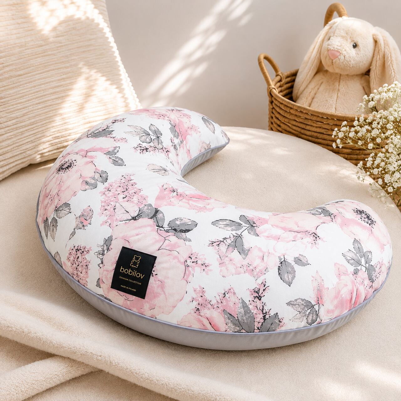 NURSING PILLOW PEONIES