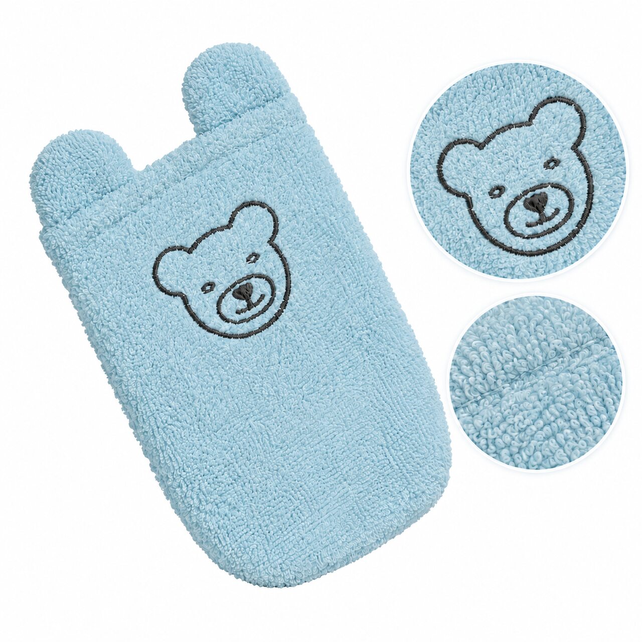 FROTTE WASHCLOTH TEDDY MINT